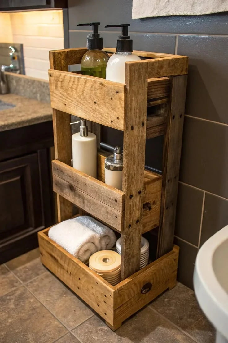 Estante de pallets DIY