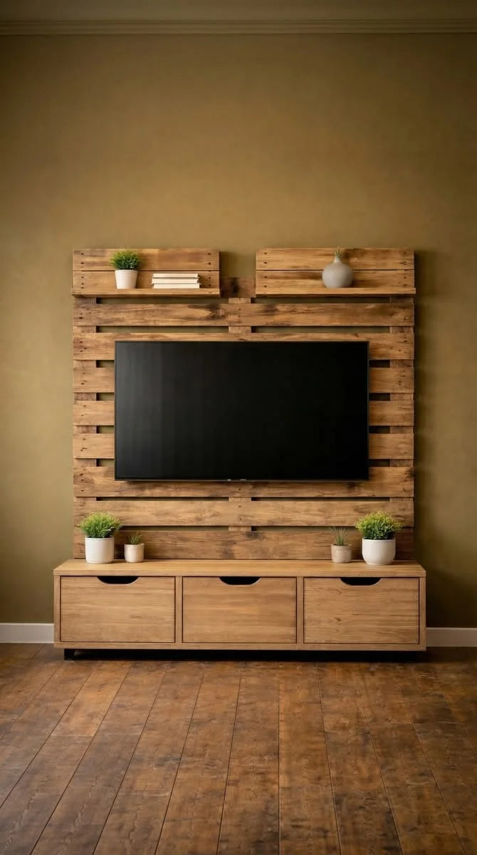Panel de TV de pallets