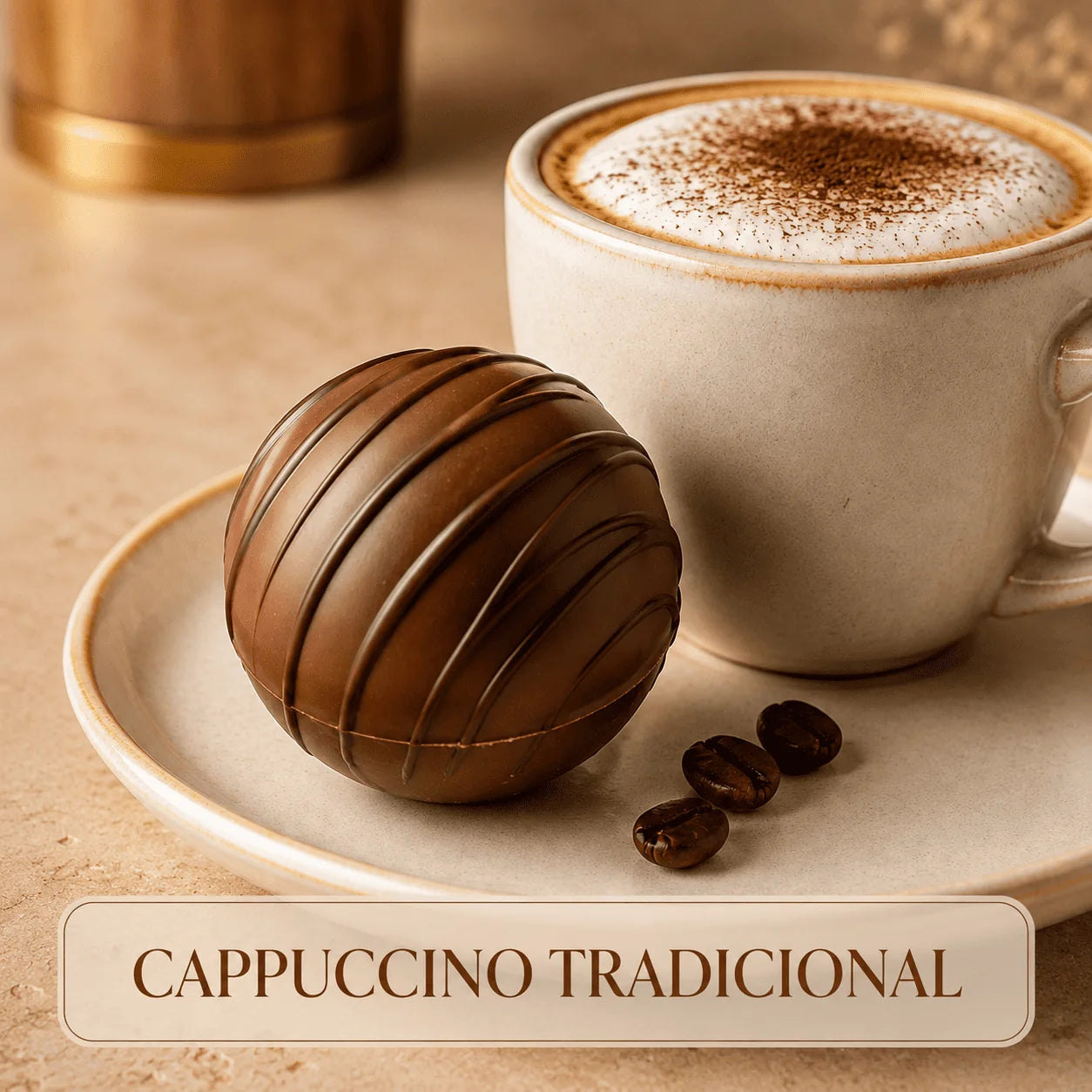 Cápsula artesanal de cappuccino tradicional