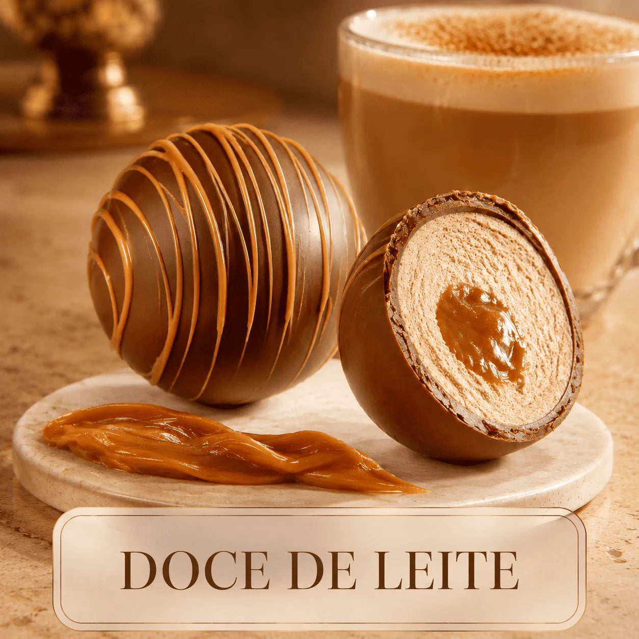 Cápsula de dulce de leche