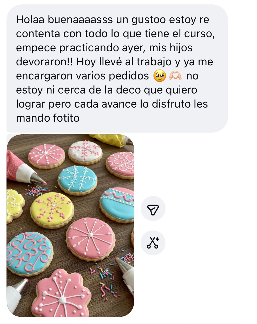 Testimonio real de alumna