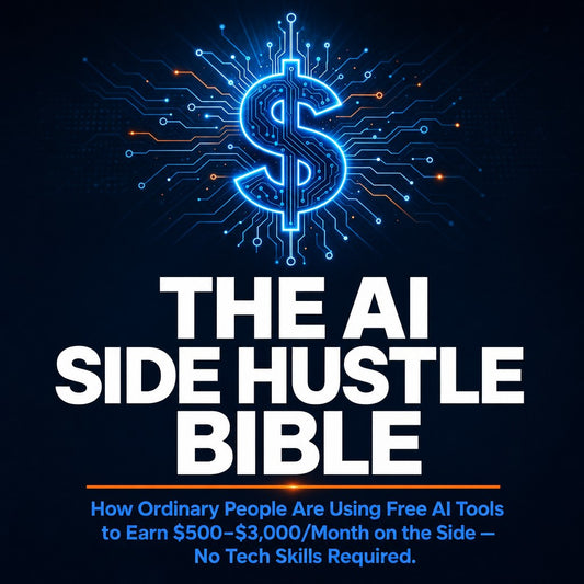 The AI Side Hustle Bible: How Ordinary People Are Using Free AI Tools to Earn $500–$3,000/Month on the Side — No Tech Skills Required
