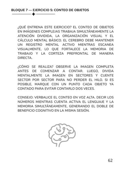 Ejercicio Mente Activa 365 - conteo de objetos