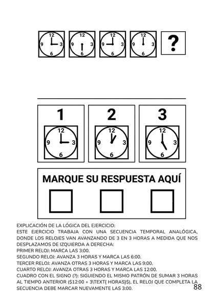Ejercicio Mente Activa 365 - secuencias lógicas
