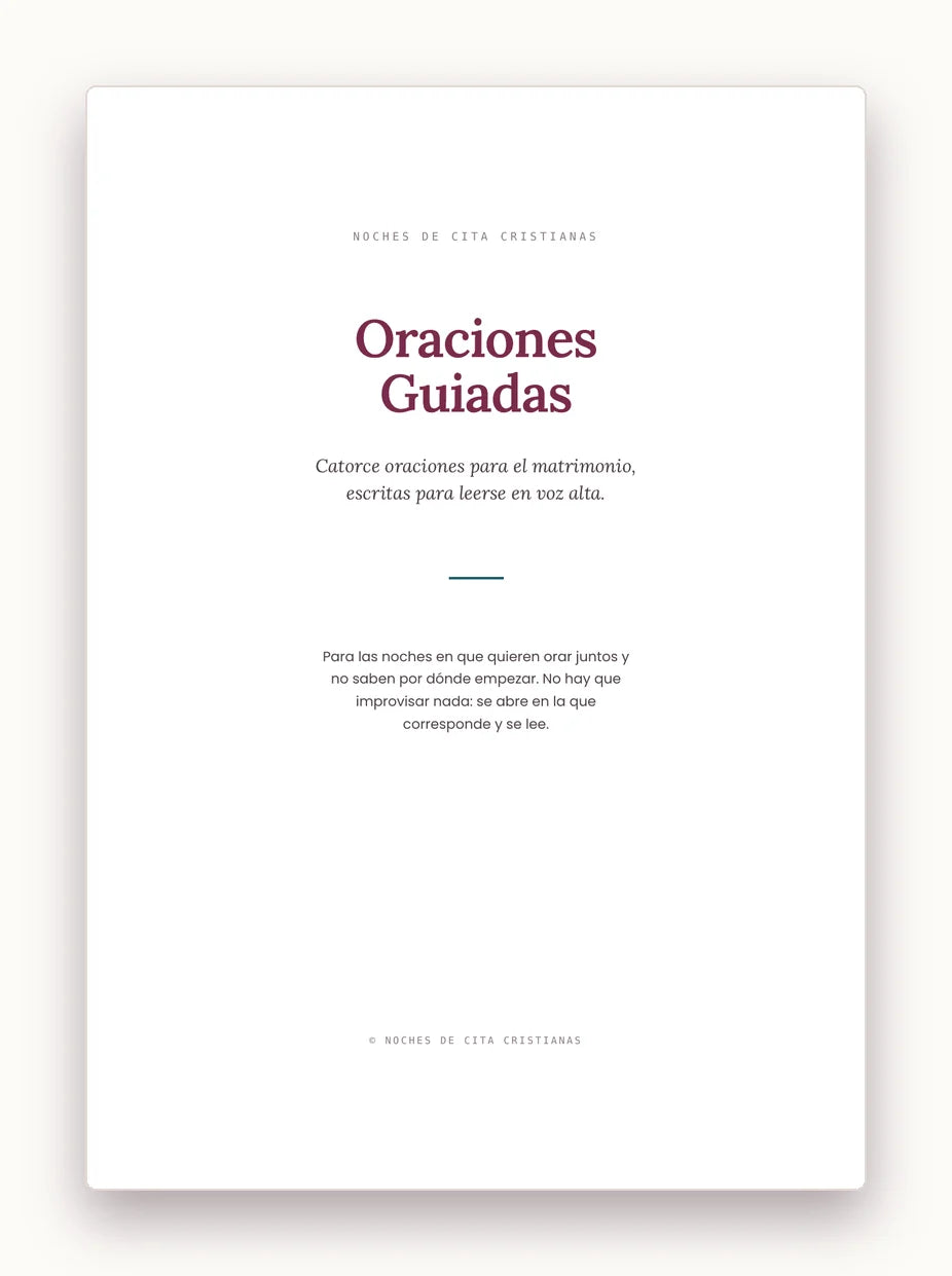 Oraciones Guiadas