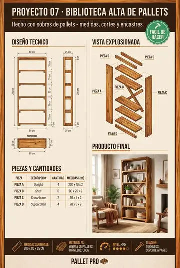 Página del ebook — proyecto con pallets
