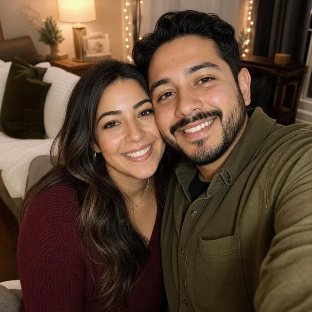 Pareja ilustrativa para la sección de experiencias